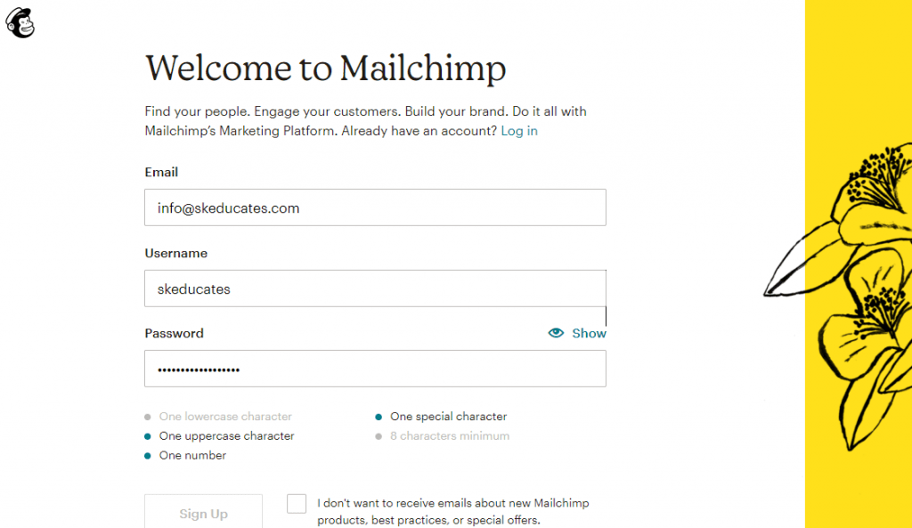 create-mailchimp-account-skeducates